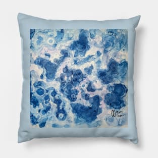 Blueberry flavonoid complex cells abstract Pillow