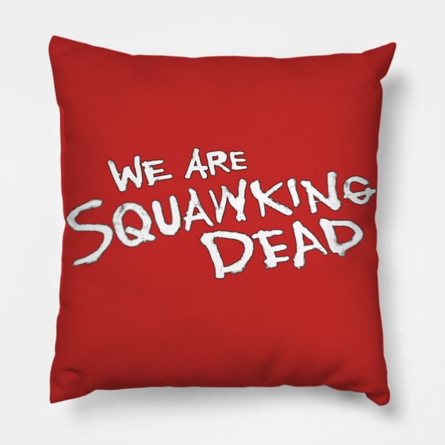 TWDSeason9 LOGO Pillow by SQUAWKING DEAD