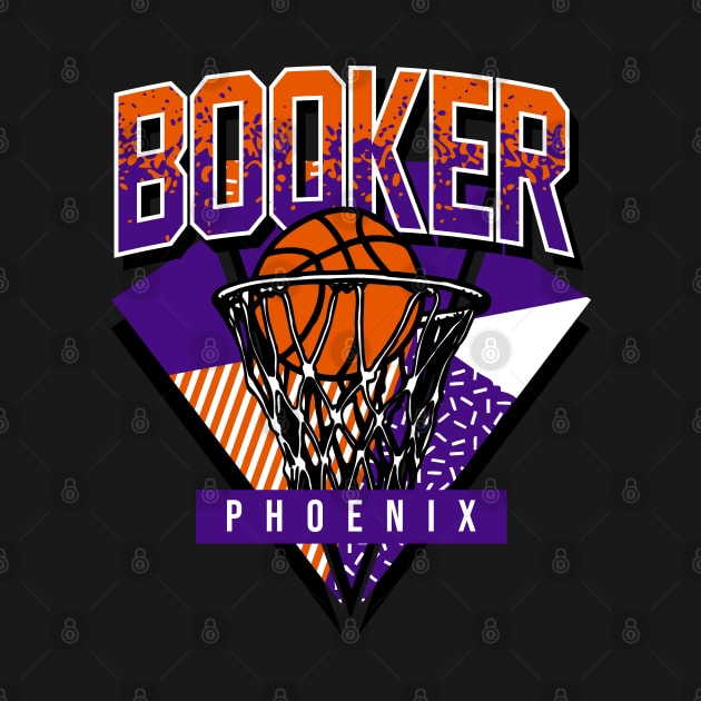 Phoenix Retro Booker Basketball Throwback by funandgames