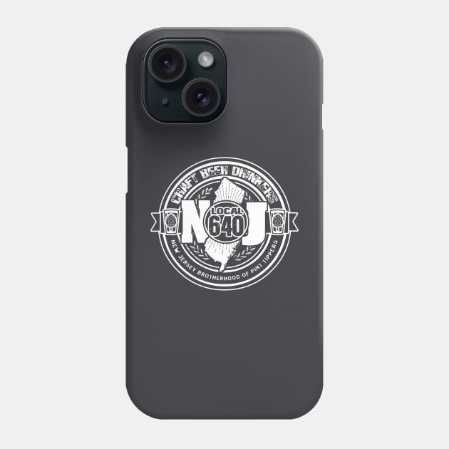 NJ CRAFT BEER DRINK LOCAL 640 Phone Case by ATOMIC PASSION