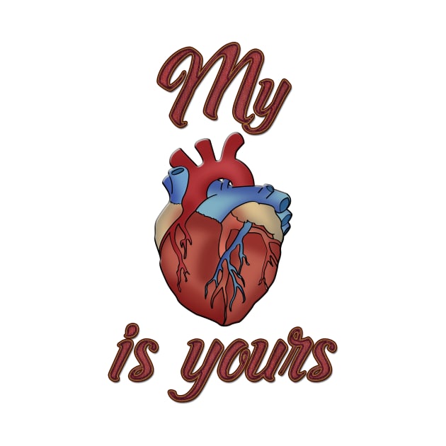 My Heart Is Your Surgeon Nurse Funny Valentine's Day Shirt by Dragos