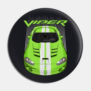 Viper SRT10-green and white Pin