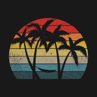 Palm trees silhouette Sunset T-Shirt