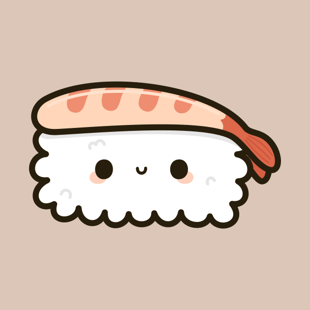 Cute prawn sushi by peppermintpopuk