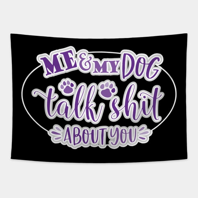 Me & My Dog Tapestry by PB&J Designs