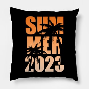 vintage surf summer 2023 Pillow