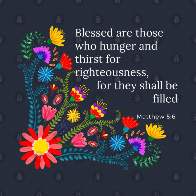 Beatitudes Matthew 5:6 Light Letters by Beloved Gifts