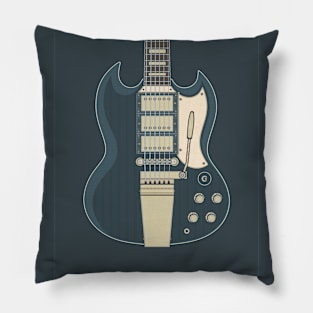 Dark Vintage Solid Guitar Pillow