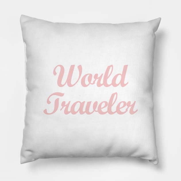 Millennial Pink World Traveler Pillow by FandomTrading