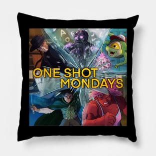 One Shot Mondays Logo Pillow