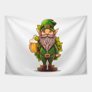 Party Leprechaun Beer Lover's Leprechaun for St. Patick's Day Tapestry