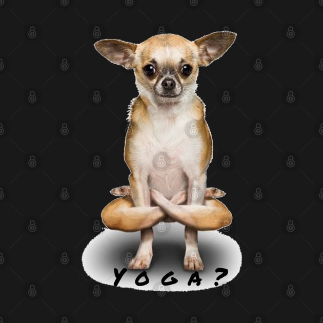 Funny Dog Yoga Lover by Pris25