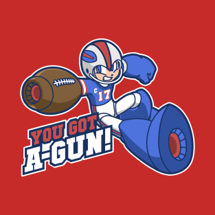 Buffalo Bills Josh Allen Mega Man T-Shirt