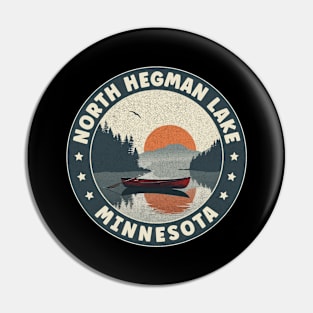 North Hegman Lake Minnesota Sunset Pin