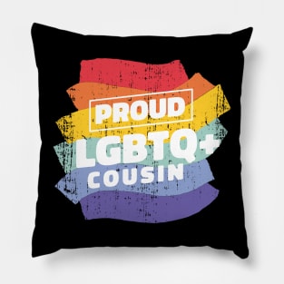 Proud LGBTQ Cousin Pillow