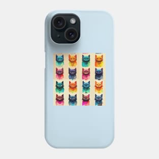 Colorful Cats Phone Case