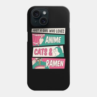 Anime & Cats Love Affair Phone Case