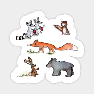 Woodland animal sticker Bundle Pack Magnet