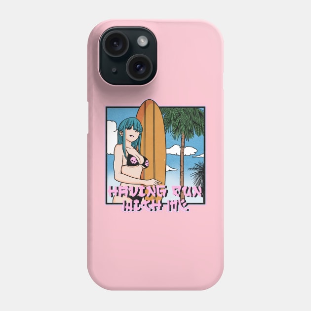 Having Fun With me Phone Case by WongKere Store