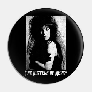 The Sisters of Mercy †† Cult 80s Aesthetic Design Pin