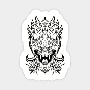 Fantasy Tiger Magnet