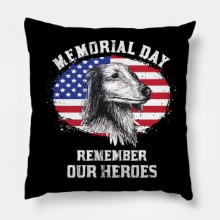 Memorial Day Remember Our Four-Legged Heroes Pillow