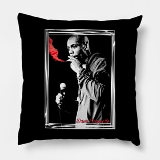 dave chappelle retro smoker style Pillow