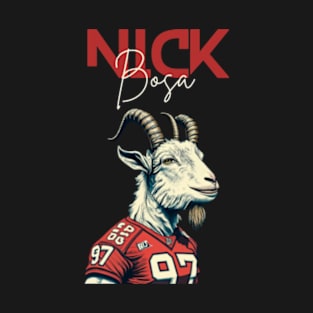 nick bosa the goat T-Shirt