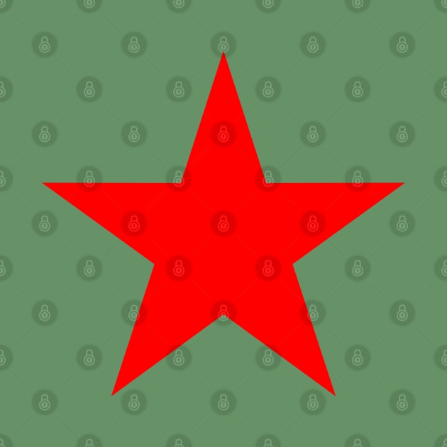 Communist red star symbol by BigTime