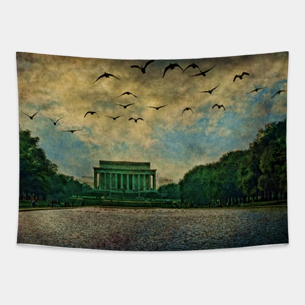 The Lincoln Memorial, Washington D.C. Tapestry by Chris Lord