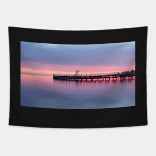 Eastern Beach Swimming Enclosure Sunrise Tapestry