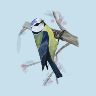 Bluetit digital drawing T-Shirt