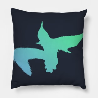 Carbuncle Silhouette Pillow