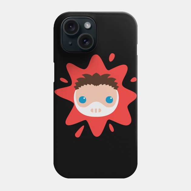 Cute Will Graham with Hannibal Mask Phone Case by OrionLodubyal