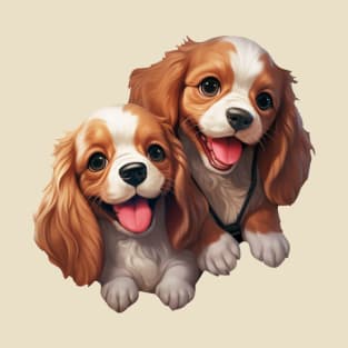 Puppy Pals: Cocker Spaniel Duo T-Shirt