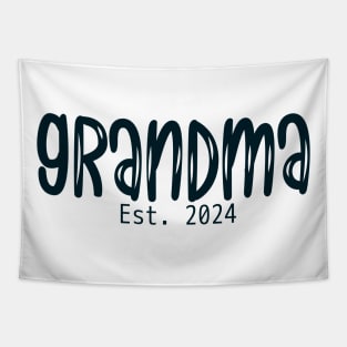 Grandma Est. 2024, new grandmas design for bright colors Tapestry