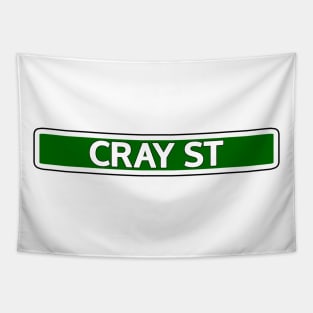 Cray St Street Sign Tapestry