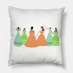 Gowned Ladies Pillow