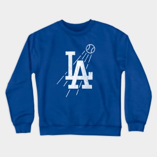 Los Angeles Dodgers LA logo Sweater - Crewneck - Sweatshirt Blue