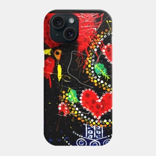 Splatter Rooster Phone Case