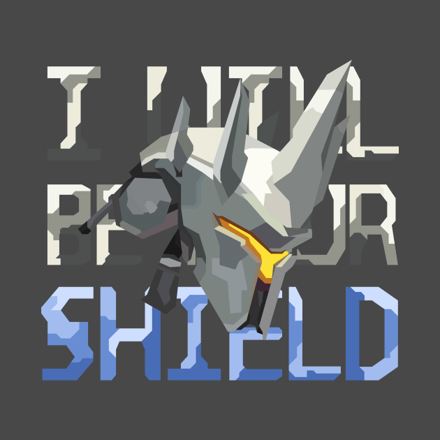 I Will Be Your Shield - Reinhardt Overwatch by No_One