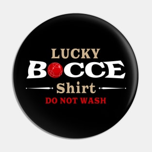 Vintage Lucky Bocce Pin