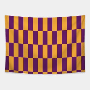 Purple Orange Rectangle Tapestry