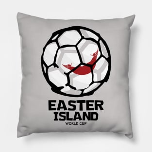 Easter Island Football Country Flag Pillow