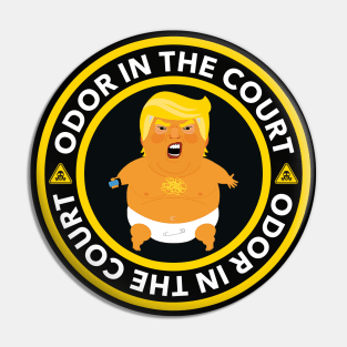 Warning odor in the court - trump farts in court - diaper don Pin