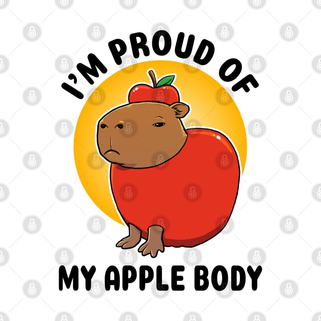 I'm proud of my apple body Capybara by capydays