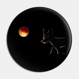 Eclipse- Blood Moon Pin