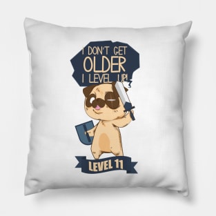 Birthday Level Up 11 Pillow