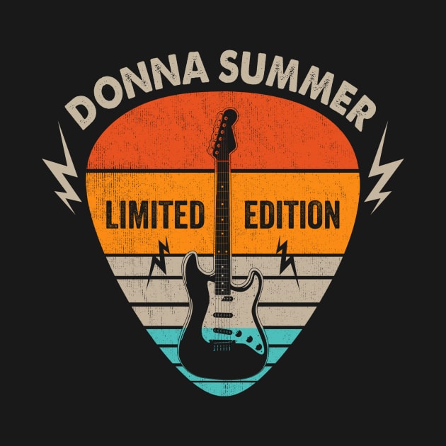 Vintage Donna Summer Name Guitar Pick Limited Edition Birthday by Monster Mask