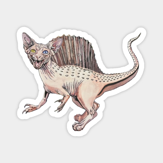 Spinosaurus Sphynx Magnet by RaLiz